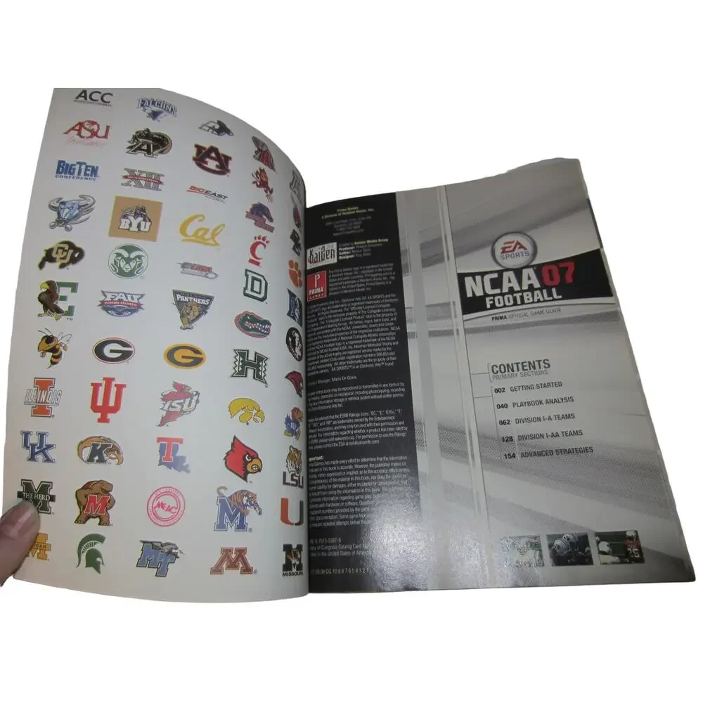 NCAA Football 07 Official EA Sports Strategy Guide PlayStation Xbox